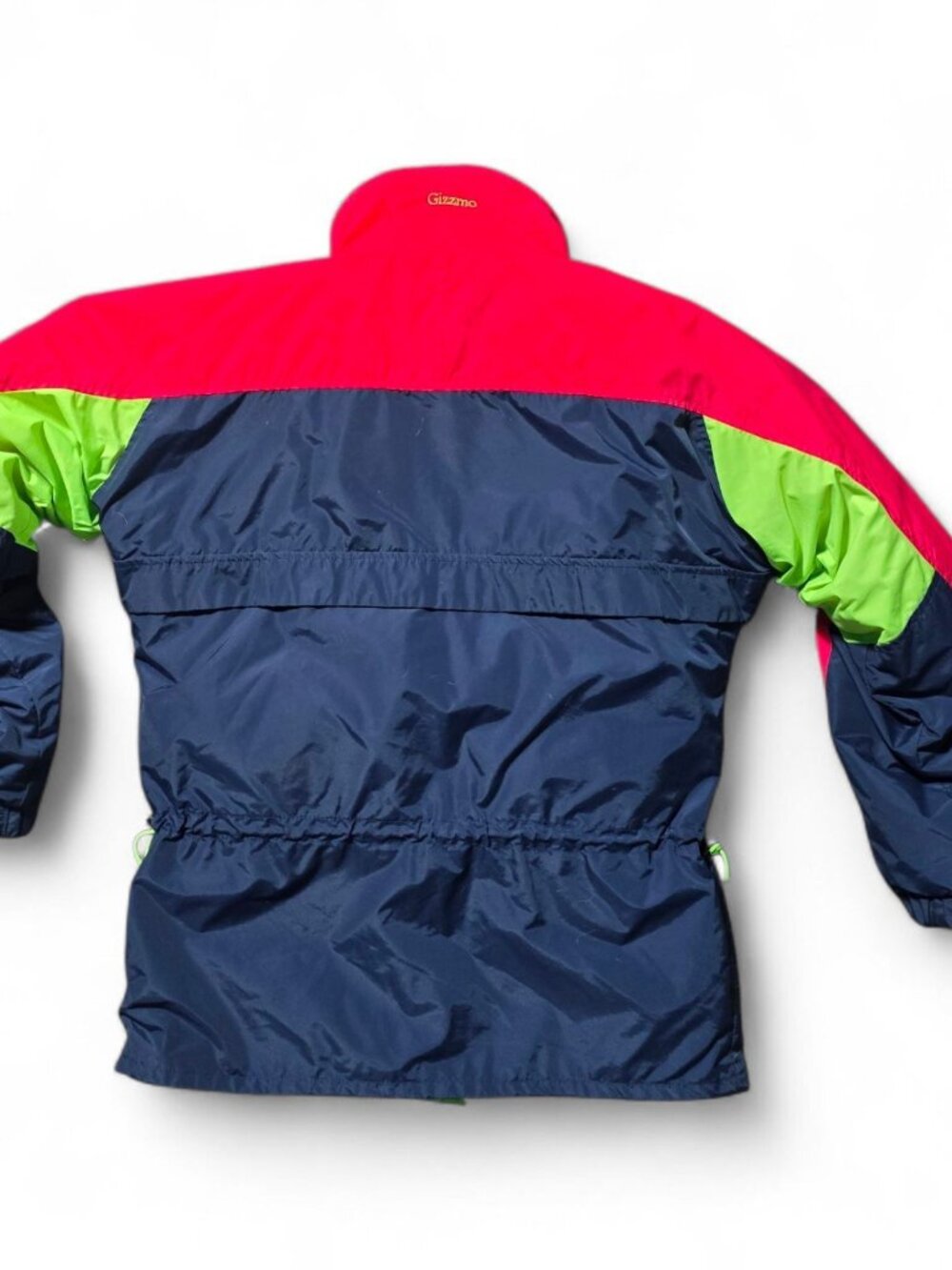 Columbia 2-in-1 Ski Jacket Mens Large 90sNeon Pink Green Blue Vintage - Picture 3 of 12